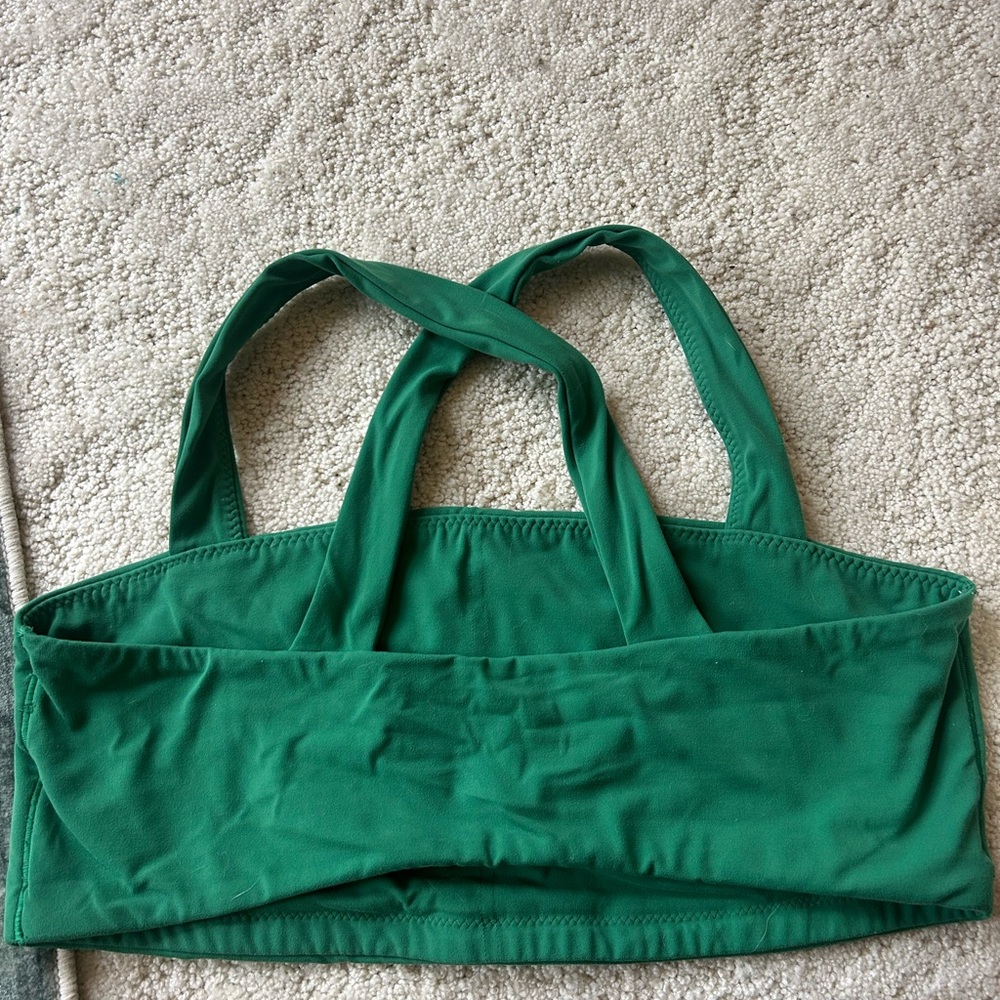 aerie Green Active Bra - Picture 2 of 3